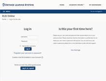 Tablet Screenshot of dlsi-online.com